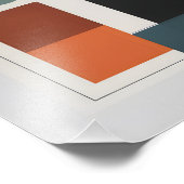 Minimalistisch Moderne Abstrakte Geometrie Fotodruck (Ecke)