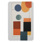 Minimalistisch Moderne Abstrakte Geometrie Magnet (Vertikal)