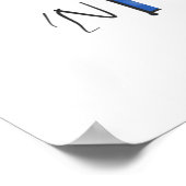 Minimalistisch Moderne Abstrakte Kunst Nr. 3 Poster (Ecke)