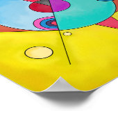 Minimalistisch Moderne Abstrakte Kunst Nr. 5 Poster (Ecke)