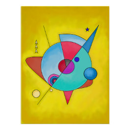 Minimalistisch Moderne Abstrakte Kunst Nr. 5 Poster