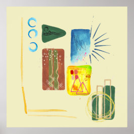 Minimalistisch Moderne Abstrakte Kunst Poster