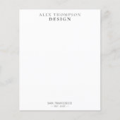 Minimalistisch Moderne Berufliche Business Station (Vorderseite)