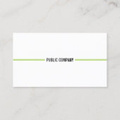 Minimalistisch Moderne Elegante Beruflich Visitenkarte (Rückseite)