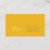 Minimalistisch Moderne Elegante Daisy Blume auf Ge Visitenkarte (Rückseite)