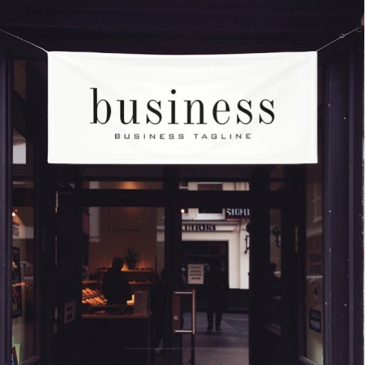 Minimalistisch Moderne Elegante, einfache Geschäft Banner