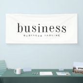 Minimalistisch Moderne Elegante, einfache Geschäft Banner (Messe)