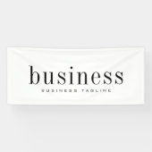 Minimalistisch Moderne Elegante, einfache Geschäft Banner (Horizontal)