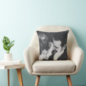 Minimalistisch Moderne Elegante Hochzeit im Foto Kissen (Stuhl )