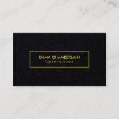 Minimalistisch Moderne Elegante Neon Business Card Visitenkarte (Vorderseite)