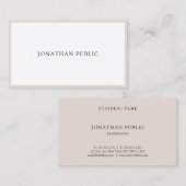 Minimalistisch Moderne Elegante Schlicht Beruflich Visitenkarte (Vorne/Hinten)