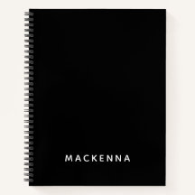 Minimalistisch Moderne Elegante Schwarze Personali