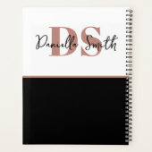 Minimalistisch Moderne Friseurin Planer (Rückseite)