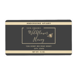 Minimalistisch Moderne Goldhhonigjar