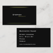 Minimalistisch-moderne Gradientlinien Visitenkarte (Vorne/Hinten)