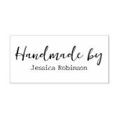 Minimalistisch Moderne Handmade By Custom Gummistempel (Prägung)