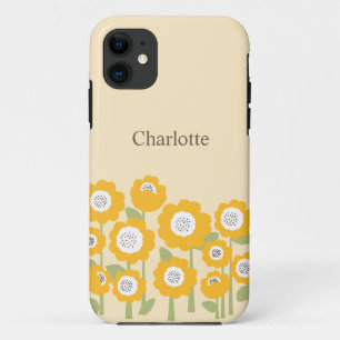 Minimalistisch Moderne Sonnenblume Minimaler Indiv Case-Mate iPhone Hülle