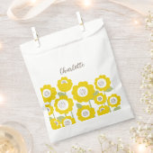 Minimalistisch Moderne Sonnenblume Minimaler Indiv Geschenktütchen (Ausgeschnitten)