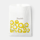 Minimalistisch Moderne Sonnenblume Minimaler Indiv Geschenktütchen (Vorderseite)