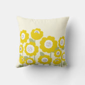 Minimalistisch Moderne Sonnenblume Minimaler Indiv Kissen (Rückseite)