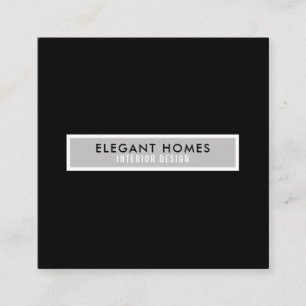Minimalistisch Moderner Beruflicher Platz Quadratische Visitenkarte