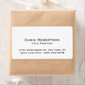 Minimalistisch Moderner Chic Schwarz-weiß charmant (Insitu)