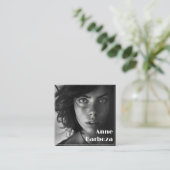 Minimalistisch Moderner QR-Code für Berufliches Fo Quadratische Visitenkarte (Stehend Vorderseite)