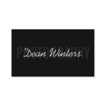 Minimalistisch Moderner Schwarz-weißer Fotograf