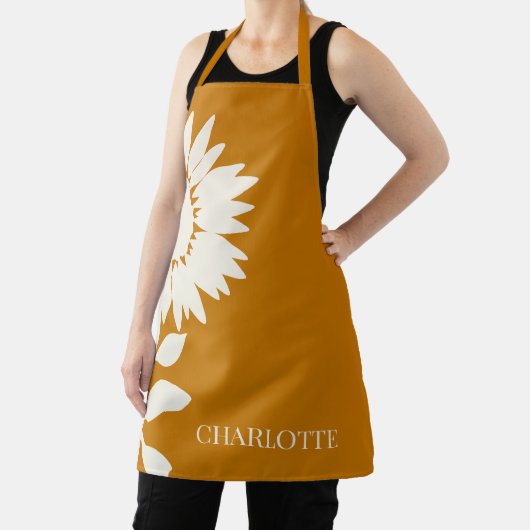 Minimalistisch Moderner Sonnenblumen-Individuelle  Schürze (InSitu)
