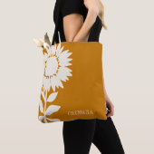 Minimalistisch Moderner Sonnenblumen-Individuelle  Tasche (Von Nahem)