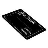 Minimalistisch Moderner Urlaub Verleih von WLAN Magnet (Rechte Seite)