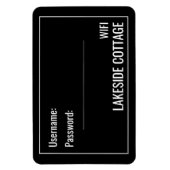 Minimalistisch Moderner Urlaub Verleih von WLAN Magnet (Vertikal)