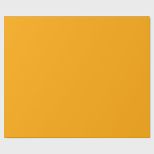 Minimalistisch Modernes Abstraktes Orange Geschenkpapier (Flach)