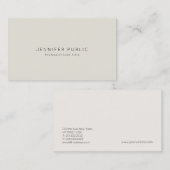 Minimalistisch Modernes Berufliches Elegantes Desi Visitenkarte (Vorne/Hinten)