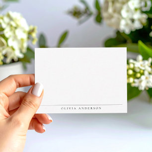 Minimalistisch Modernes Berufliches Monogramm Mitteilungskarte