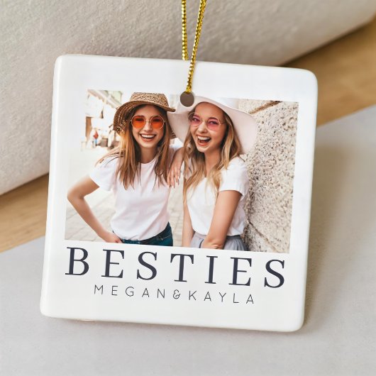 Minimalistisch Modernes Chic Best Friends BESTE FR Keramikornament