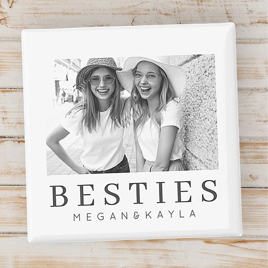 Minimalistisch Modernes Chic Best Friends BESTE FR Magnet