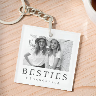 Minimalistisch Modernes Chic Best Friends BESTE FR Schlüsselanhänger