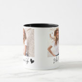 Minimalistisch Modernes Chic Best Friends BESTE FR Tasse (Zentrum)
