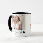 Minimalistisch Modernes Chic Best Friends BESTE FR Tasse (Vorderseite Links)