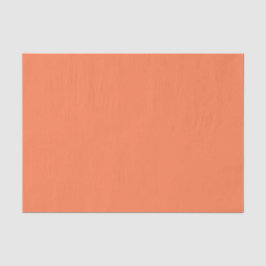 Minimalistisch-Modernes Coral Orange Seidenpapier