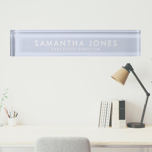Minimalistisch Modernes Design Namensplakette