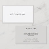 Minimalistisch Modernes Elegantes Berufliches Schl Visitenkarte (Vorne/Hinten)