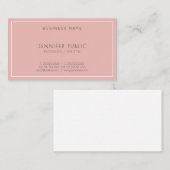 Minimalistisch Modernes Elegantes Design Schlicht Visitenkarte (Vorne/Hinten)