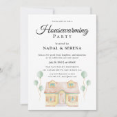 Minimalistisch Modernes elegantes Party zur Housew Einladung (Vorderseite)