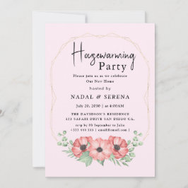 Minimalistisch Modernes elegantes Party zur Housew Einladung