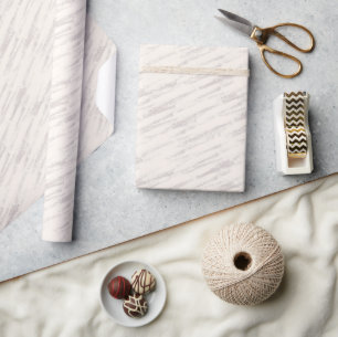 Minimalistisch Modernes Elegantes Taupe Chic Geschenkpapier