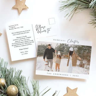 Minimalistisch Modernes Foto für Weihnachten
