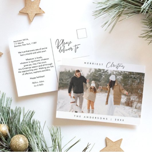 Minimalistisch Modernes Foto für Weihnachten