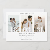 Minimalistisch modernes Foto Save the Date Invitat Einladung (Vorderseite)
